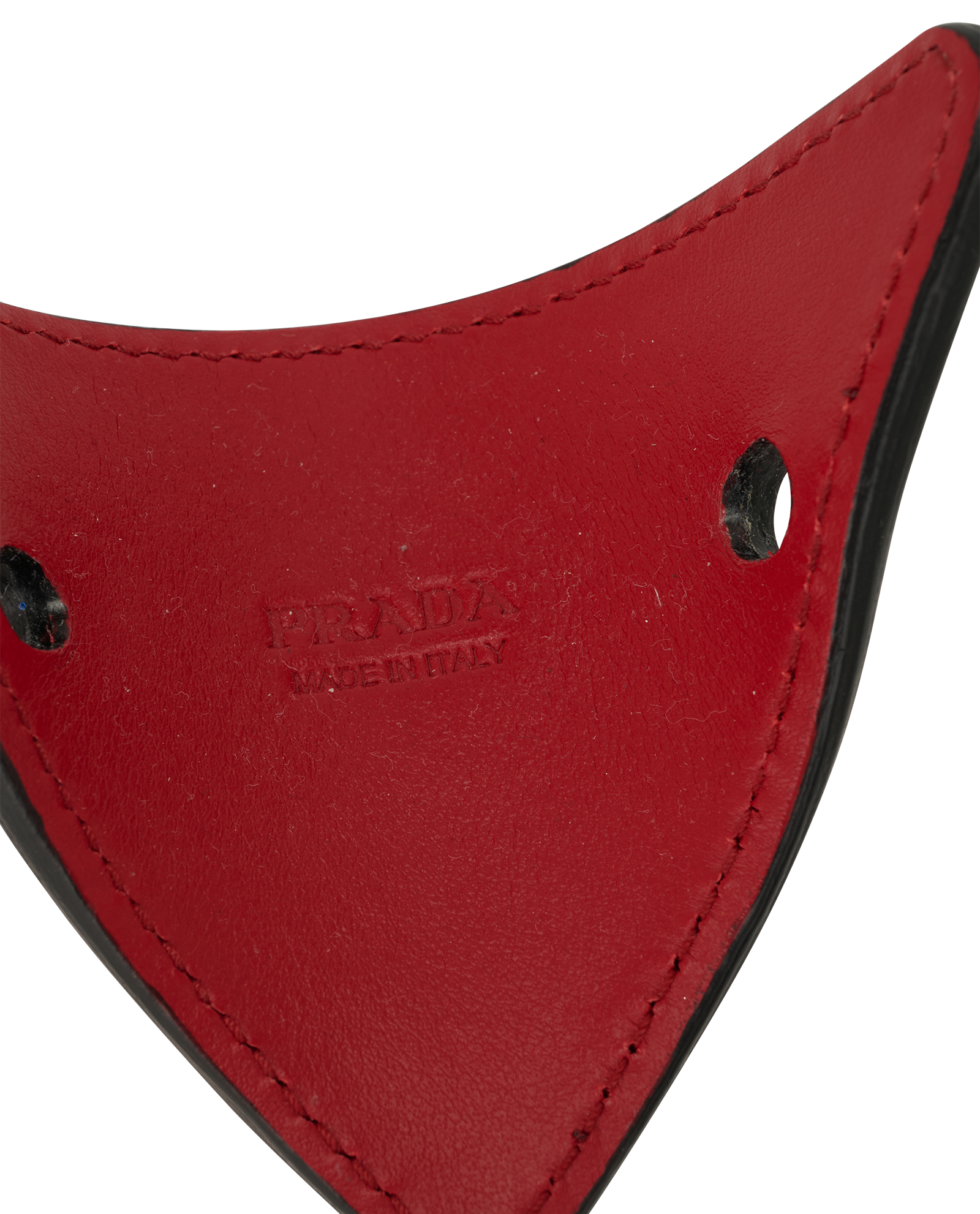 Prada Kanzashi Hair Clip, &pound;260, Accessories, Red, Leather, Other view